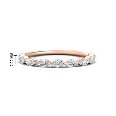 1-carat-east-west-marquise-diamond-stacking-wedding-band-in-rose-gold-FD8398MQB-1.00CT-NL-RG-HW