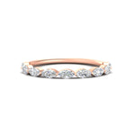 Load image into Gallery viewer, East West Marquise Cut Stacking Band
