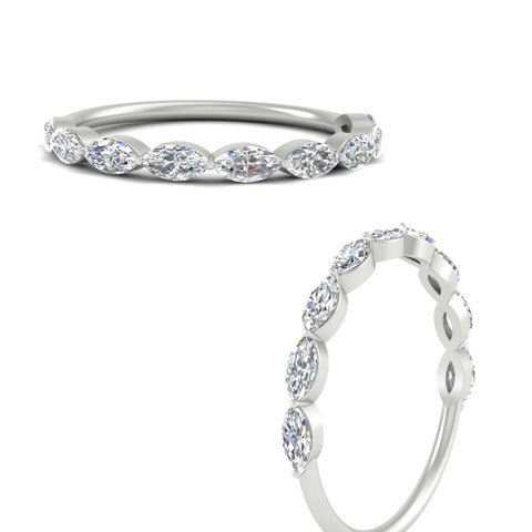 1-carat-east-west-marquise-diamond-stacking-wedding-band-in-white-gold-FD8398MQBANGLE3-1.00CT-NL-WG