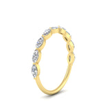 Load image into Gallery viewer, East West Marquise Cut Stacking Band
