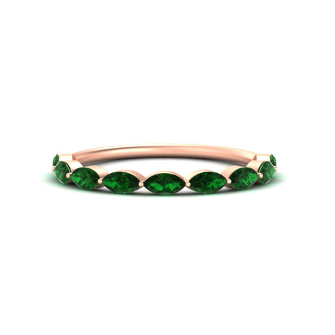 1-carat-east-west-marquise-emerald-stacking-wedding-band-in-rose-gold-FD8398MQBGEMGER-1.00CT-NL-RG