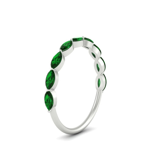 1-carat-east-west-marquise-emerald-stacking-wedding-band-in-white-gold-FD8398MQBGEMGERANGLE2-1.00CT-NL-WG