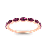 Load image into Gallery viewer, East West Marquise Cut Stacking Band
