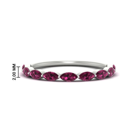 1-carat-east-west-marquise-pink-sapphire-stacking-wedding-band-in-white-gold-FD8398MQBGSADRPI-1.00CT-NL-WG-HW