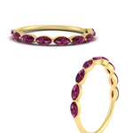 Load image into Gallery viewer, East West Marquise Cut Stacking Band
