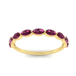 Load image into Gallery viewer, East West Marquise Cut Stacking Band
