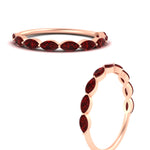 Load image into Gallery viewer, East West Marquise Cut Stacking Band
