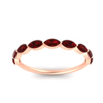 Load image into Gallery viewer, East West Marquise Cut Stacking Band
