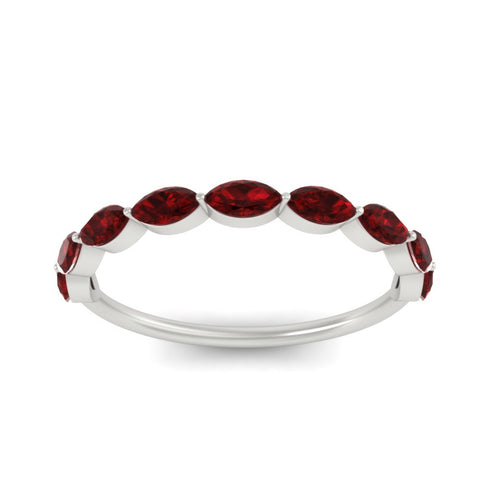 1-carat-east-west-marquise-ruby-stacking-wedding-band-in-white-gold-FD8398MQBGRUDRANGLE5-1.00CT-NL-WG
