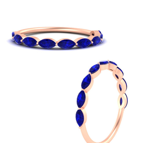 1-carat-east-west-marquise-sapphire-stacking-wedding-band-in-rose-gold-FD8398MQBGSABLANGLE3-1.00CT-NL-RG