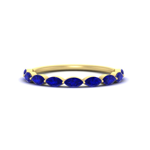 1-carat-east-west-marquise-sapphire-stacking-wedding-band-in-yellow-gold-FD8398MQBGSABL-1.00CT-NL-YG