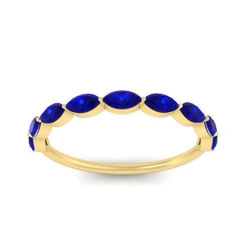 1-carat-east-west-marquise-sapphire-stacking-wedding-band-in-yellow-gold-FD8398MQBGSABLANGLE5-1.00CT-NL-YG