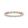 Load image into Gallery viewer, 1-carat-east-west-marquise-stacking-wedding-ring-in-rose-gold-FDEWB8868MQ-1.00CT-NL-RG