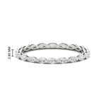 Load image into Gallery viewer, 1-carat-east-west-marquise-stacking-wedding-ring-in-white-gold-FDEWB8868MQ-1.00CT-NL-WG-HW
