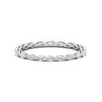 Load image into Gallery viewer, 1-carat-east-west-marquise-stacking-wedding-ring-in-white-gold-FDEWB8868MQ-1.00CT-NL-WG
