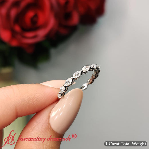 1-carat-east-west-marquise-stacking-wedding-ring-in-white-gold-FDEWB8868MQ-4