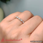 Load image into Gallery viewer, 1-carat-east-west-marquise-stacking-wedding-ring-in-white-gold-FDEWB8868MQ-7
