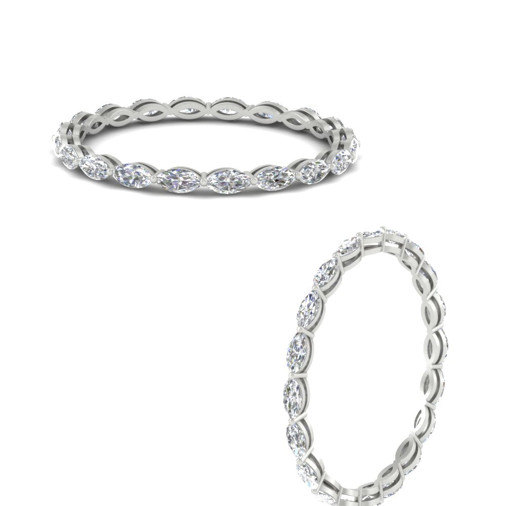 1-carat-east-west-marquise-stacking-wedding-ring-in-white-gold-FDEWB8868MQANGLE3-1.00CT-NL-WG