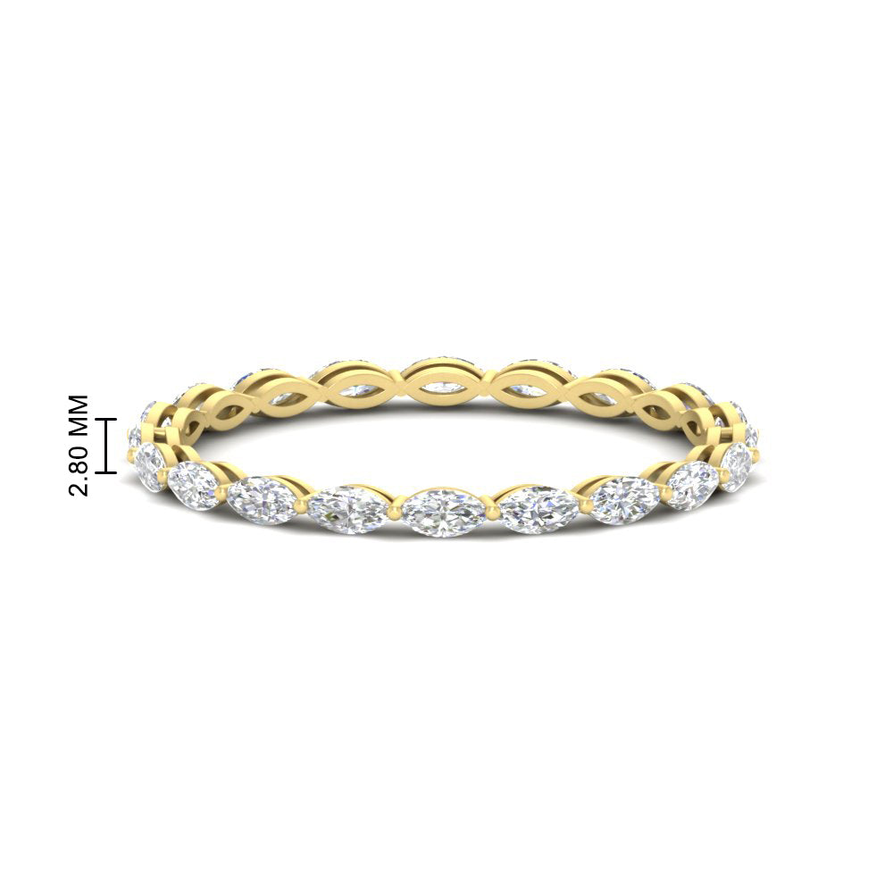 1-carat-east-west-marquise-stacking-wedding-ring-in-yellow-gold-FDEWB8868MQ-1.00CT-NL-YG-HW