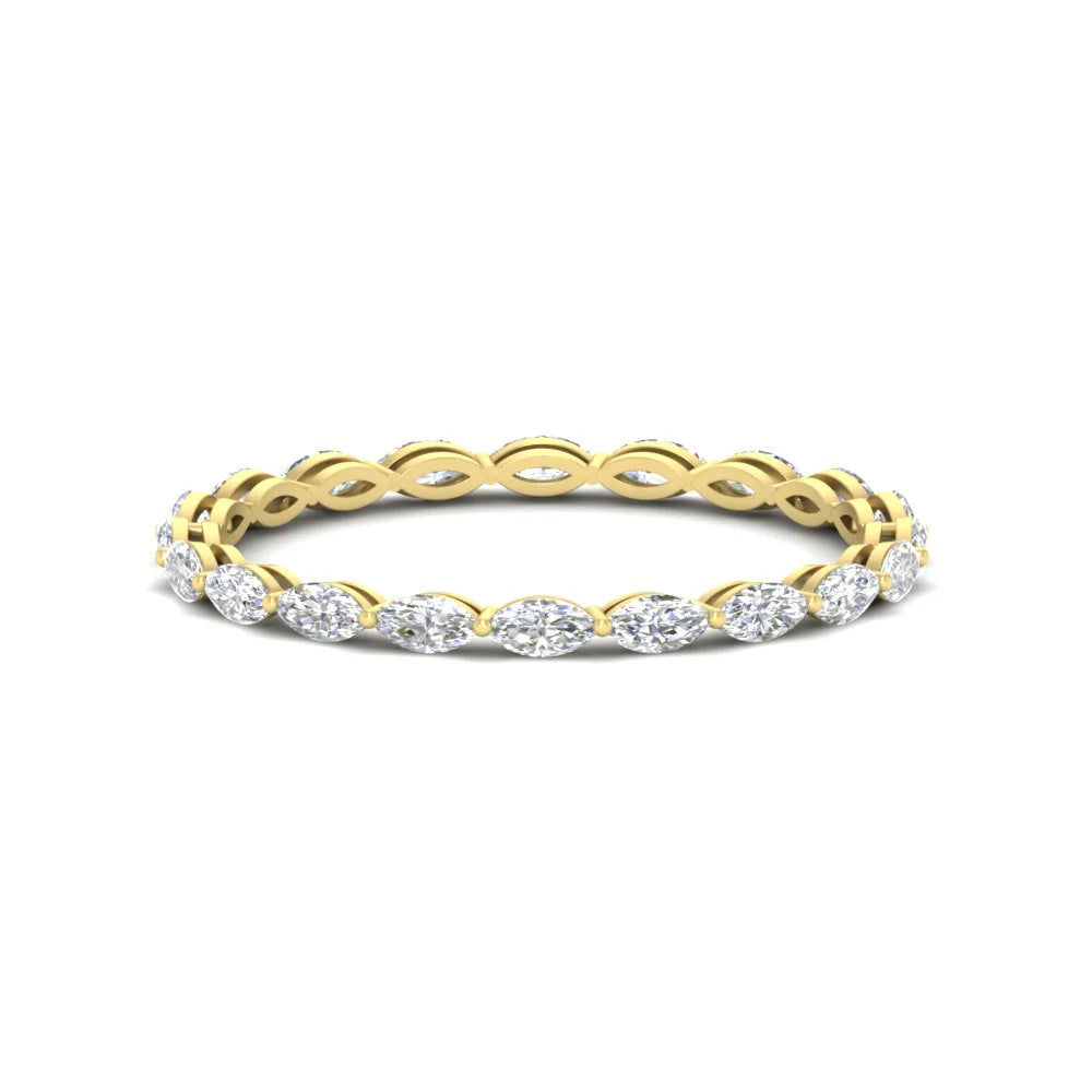 East West Marquise Stacking Ring