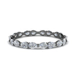 Load image into Gallery viewer, East West Pear Eternity Band
