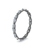 Load image into Gallery viewer, East West Pear Eternity Band
