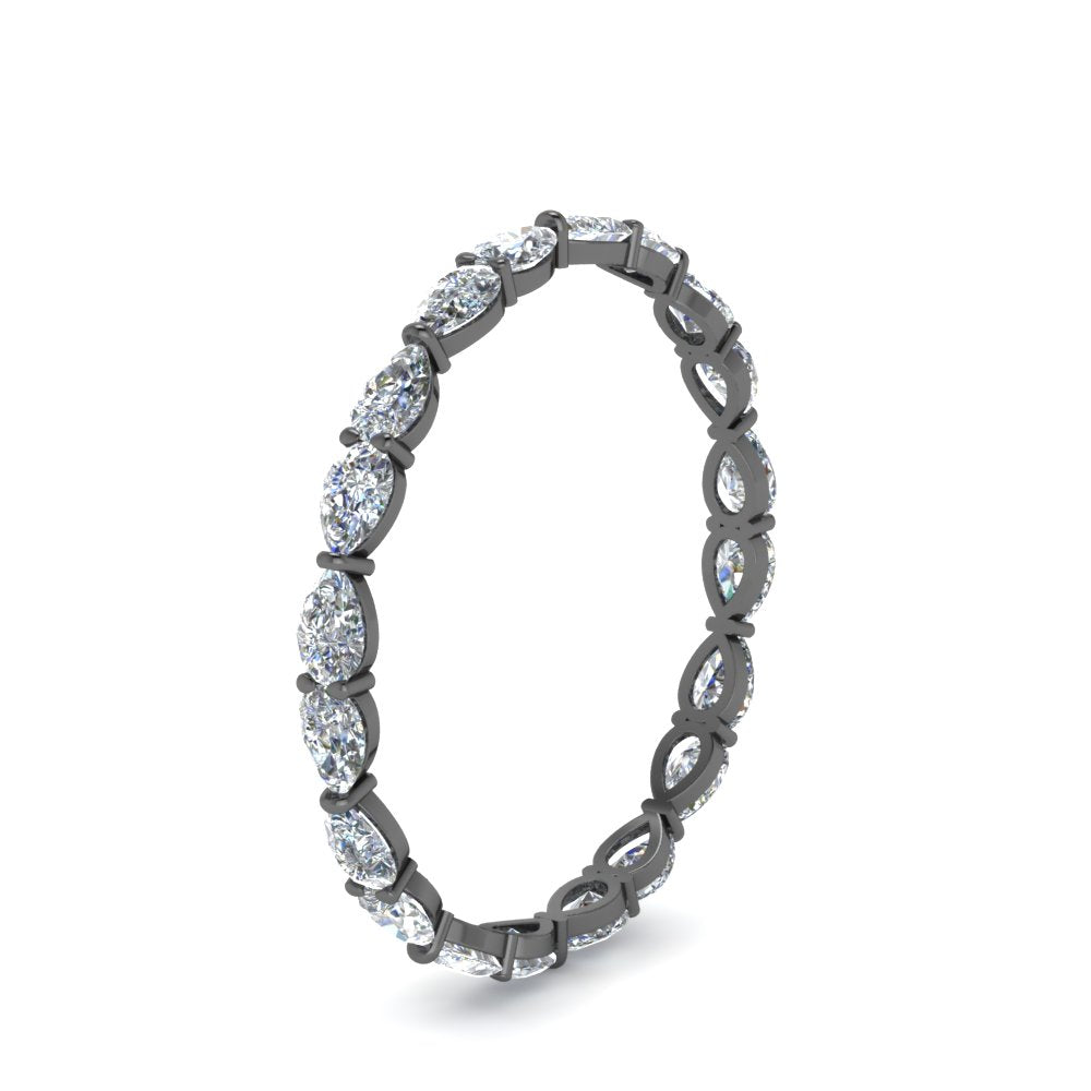East West Pear Eternity Band