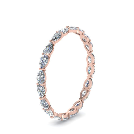East West Pear Eternity Band