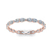 Load image into Gallery viewer, East West Pear Eternity Band