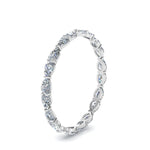 Load image into Gallery viewer, East West Pear Eternity Band

