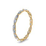 Load image into Gallery viewer, East West Pear Eternity Band
