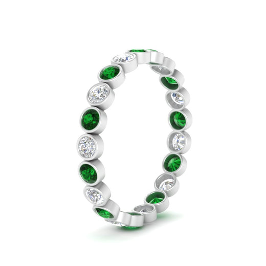 1-carat-emerald-bezel-eternity-ring-in-white-gold-FDEWB10558-0.05CTGEMGRANGLE3-NL-WG