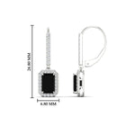 Load image into Gallery viewer, 1-carat-emerald-cut-black-diamond-drop-halo-diamond-earrings-in-white-gold-FD-EAR11235EMGBLACKANGLE1-1.00CT-NL-WG.jpg

