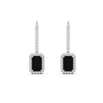 Load image into Gallery viewer, 1-carat-emerald-cut-black-diamond-drop-halo-diamond-earrings-in-white-gold-FD-EAR11235EMGBLACKANGLE1-1.00CT-NL-WG.jpg
