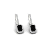 Load image into Gallery viewer, 1-carat-emerald-cut-black-diamond-drop-halo-diamond-earrings-in-white-gold-FD-EAR11235EMGBLACKANGLE1-1.00CT-NL-WG.jpg