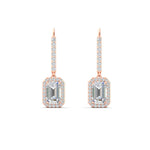 Load image into Gallery viewer, 1-carat-emerald-cut-diamond-drop-halo-earrings-in-rose-gold-FD-EAR11235EMANGLE1-1.00CT-NL-RG.jpg

