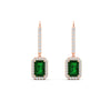 Load image into Gallery viewer, 1-carat-emerald-cut-emerald-drop-halo-diamond-earrings-in-rose-gold-FD-EAR11235EMGEMGRANGLE1-1.00CT-NL-RG.jpg