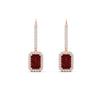 Load image into Gallery viewer, 1-carat-emerald-cut-ruby-drop-halo-diamond-earrings-in-rose-gold-FD-EAR11235EMGRUDRANGLE1-1.00CT-NL-RG.jpg