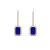 Load image into Gallery viewer, 1-carat-emerald-cut-sapphire-drop-halo-diamond-earrings-in-rose-gold-FD-EAR11235EMGSABLANGLE1-1.00CT-NL-RG.jpg