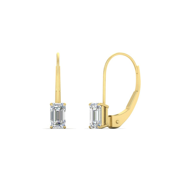 1-carat-emerald-diamond-lever-back-solitaire-earrings-in-yellow-gold-FD-EAR9225EM-1.00 CT-NL-YG