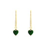 Load image into Gallery viewer, 1-carat-emerald-heart-shape-stud-dangle-earrings-in-yellow-gold-FDEAR11236HTGEMGR-1.00CT-NL-YG.jpg