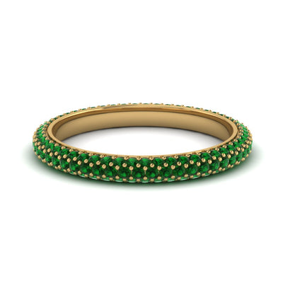 1 Ct. Cluster Micro Pave Band