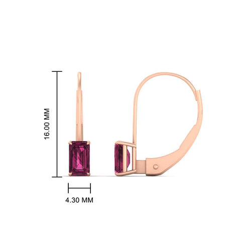 1-carat-emerald-pink-sapphire-lever-back-solitaire-earrings-in-rose-gold-FD-EAR9225EMGSADRPI-1.00 CT-NL-RG