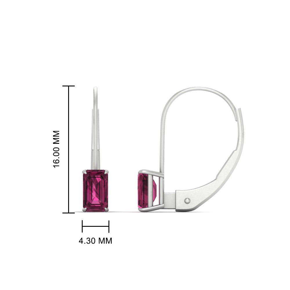 1-carat-emerald-pink-sapphire-lever-back-solitaire-earrings-in-white-gold-FD-EAR9225EMGSADRPI-1.00 CT-NL-WG