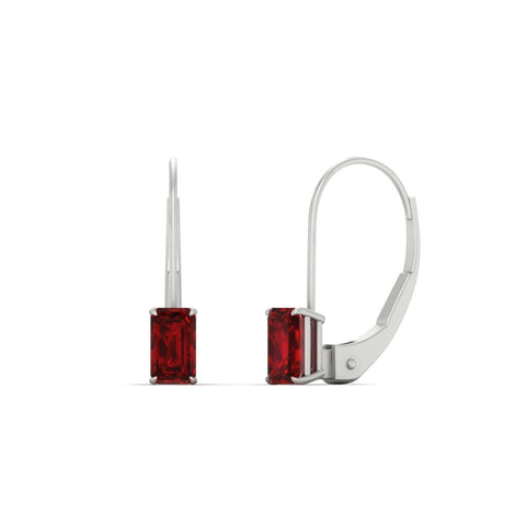 1-carat-emerald-ruby-lever-back-solitaire-earrings-in-white-gold-FD-EAR9225EMGRUDR-1.00 CT-NL-WG