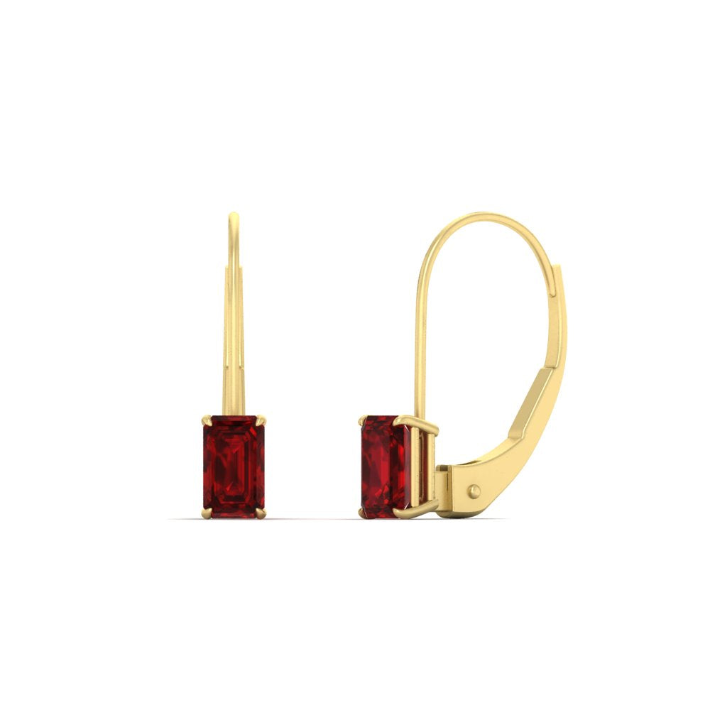 1-carat-emerald-ruby-lever-back-solitaire-earrings-in-yellow-gold-FD-EAR9225EMGRUDR-1.00 CT-NL-YG
