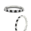 Load image into Gallery viewer, 1-carat-french-pave-eternity-black-diamond-wedding-ring-in-white-gold-fdwb11697roblackangle3-nl-wg.jpg