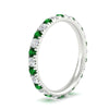 Load image into Gallery viewer, 1-carat-french-pave-eternity-emerald-wedding-ring-in-white-gold-fdwb11697rogemgrangle2-nl-wg.jpg