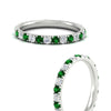 Load image into Gallery viewer, 1-carat-french-pave-eternity-emerald-wedding-ring-in-white-gold-fdwb11697rogemgrangle3-nl-wg.jpg
