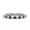 Load image into Gallery viewer, 1-carat-french-pave-eternity-emerald-wedding-ring-in-white-gold-fdwb11697rogemgrsleep-nl-wg.jpg